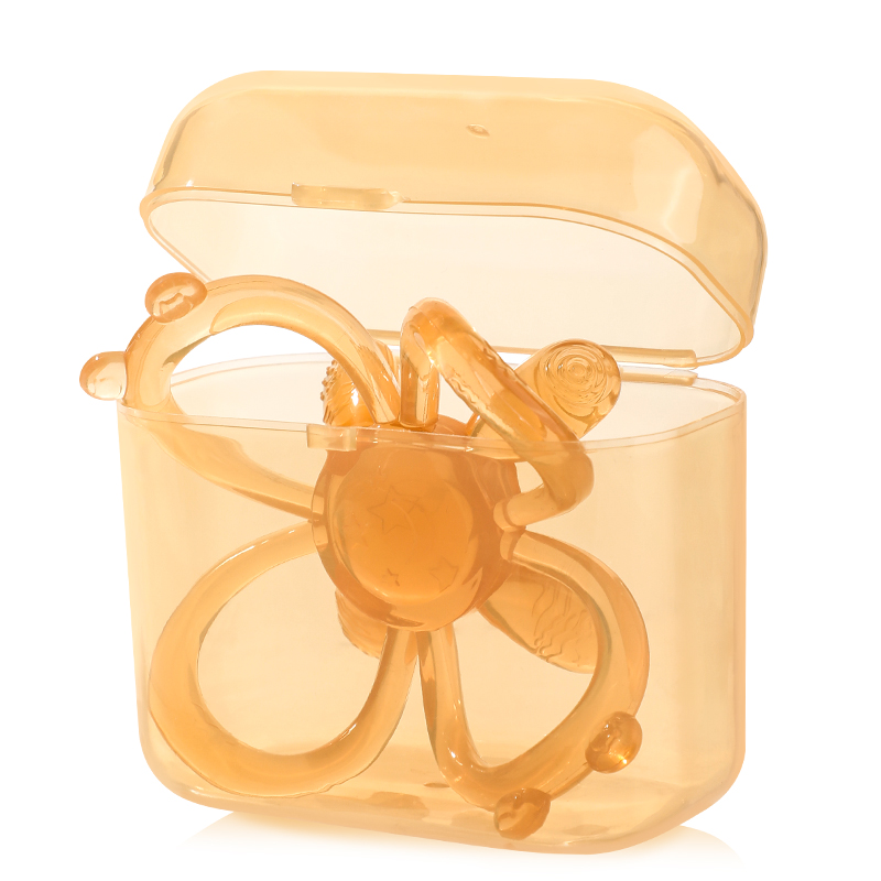 Натуральный нежный мяч для прорезывания зубов - сенсорная игрушка для рельефа для младенцев