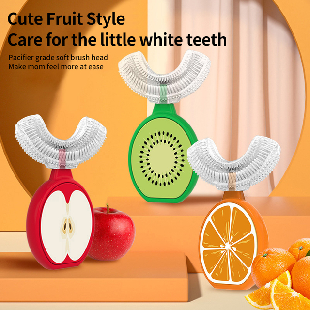U-образная зубная щетка для малышей | 360. Набор прорезывания зубов и обучения (1-3 года)