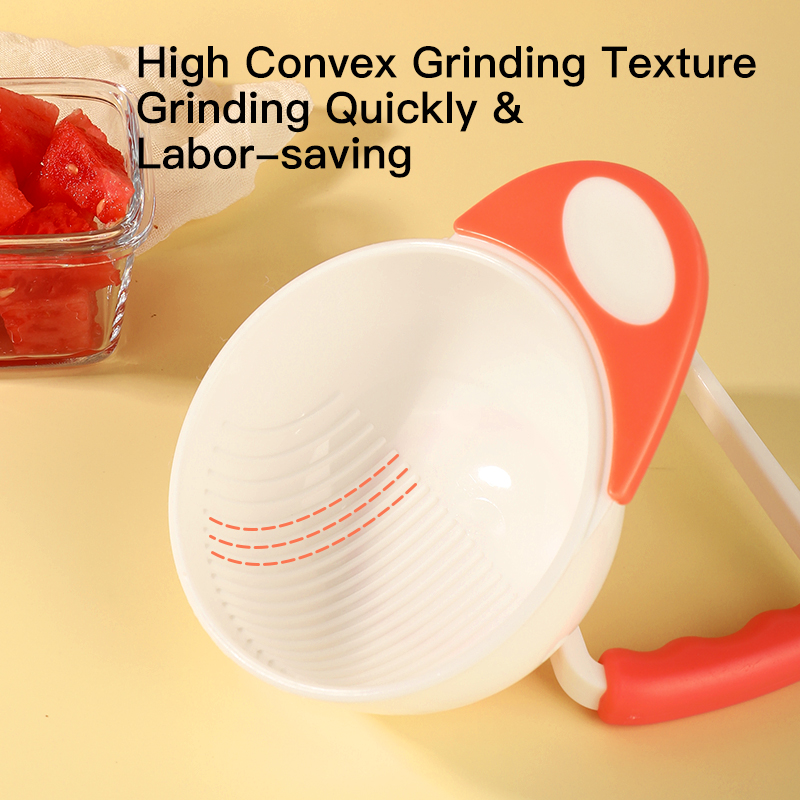 1-минутное домашнее детское питание: легкая ручная шлифовальная миска для фруктов и овощей