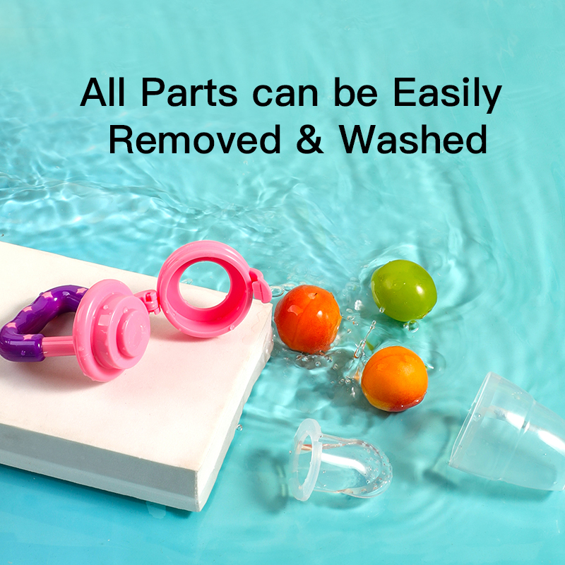 Звездный силиконовый кормушка и прощадь - БЕСПЛАТНЫЙ Фруктовой Соски для прорезывания зубов + мягкая жевательная игрушка