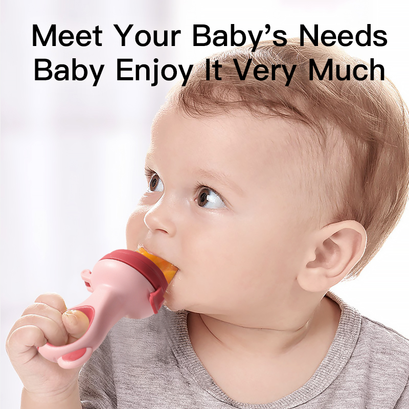 Безопасный шелковистый детский кормление фруктов с анти-задыхающейся сеткой