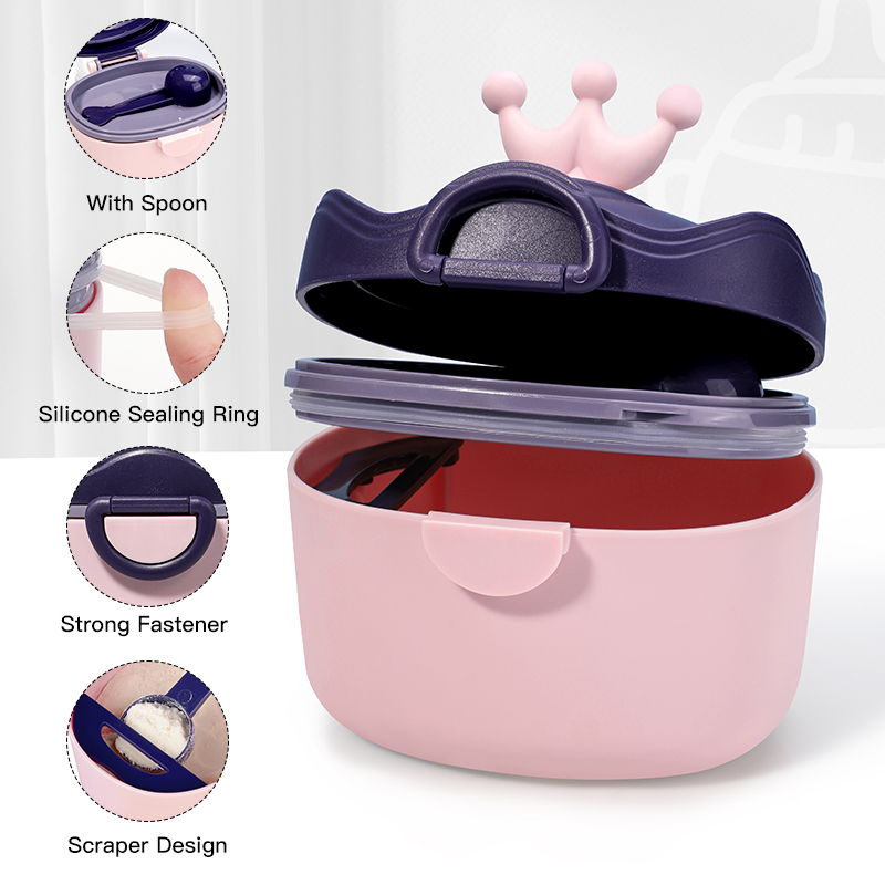 SAIDAH SD3136 Контейнер с портативным молоком в форме короны картонной короны