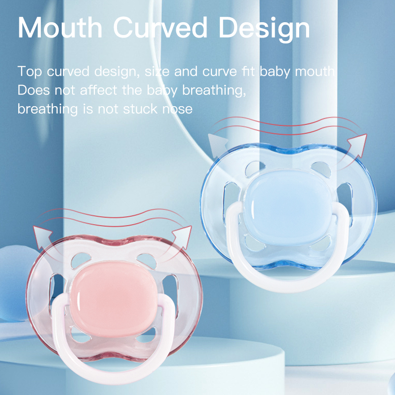 Нежный натуральный новорожденный ортодонтический соски - мягкий дизайн