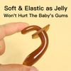 Без BPA, гибкая силиконовая прорезывающая зуба для детей