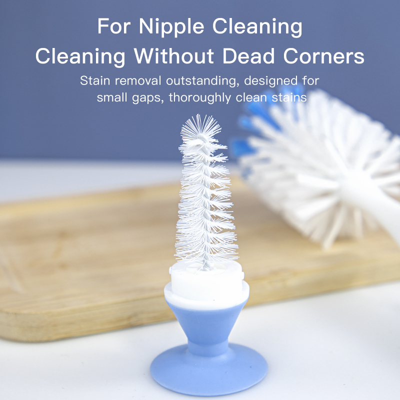 2 из 1 1-го ребенка нейлон детская бутылка чашка для очистки щетки всасывающая стенда тип кормля