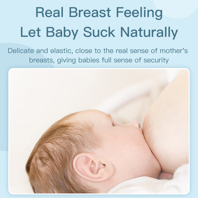 Нежный натуральный новорожденный ортодонтический соски - мягкий дизайн