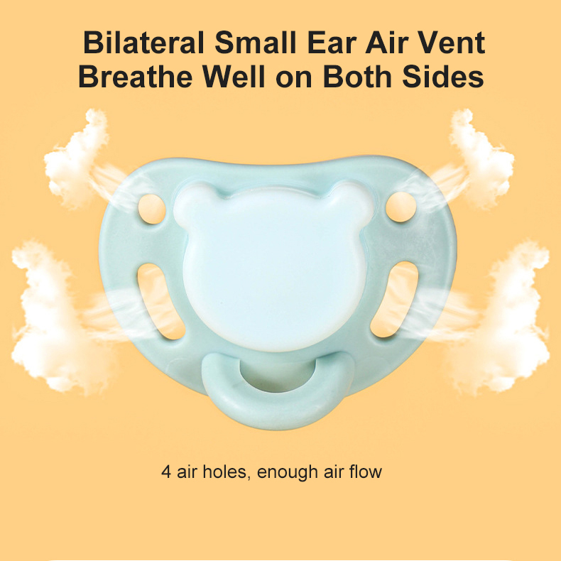 Легкий пищевой силиконовый младенец успокаивающее соски