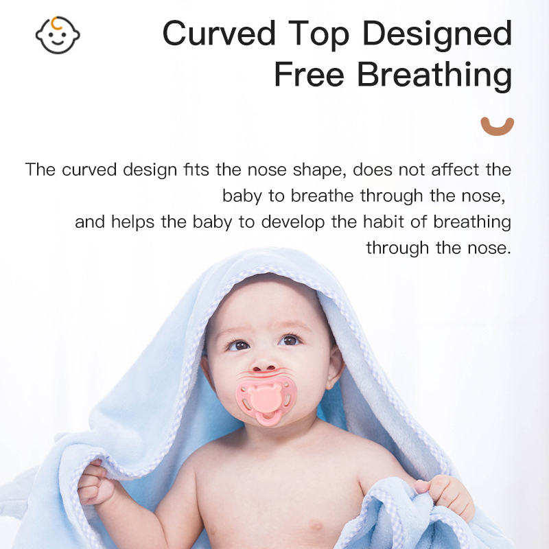 Легкий пищевой силиконовый младенец успокаивающее соски