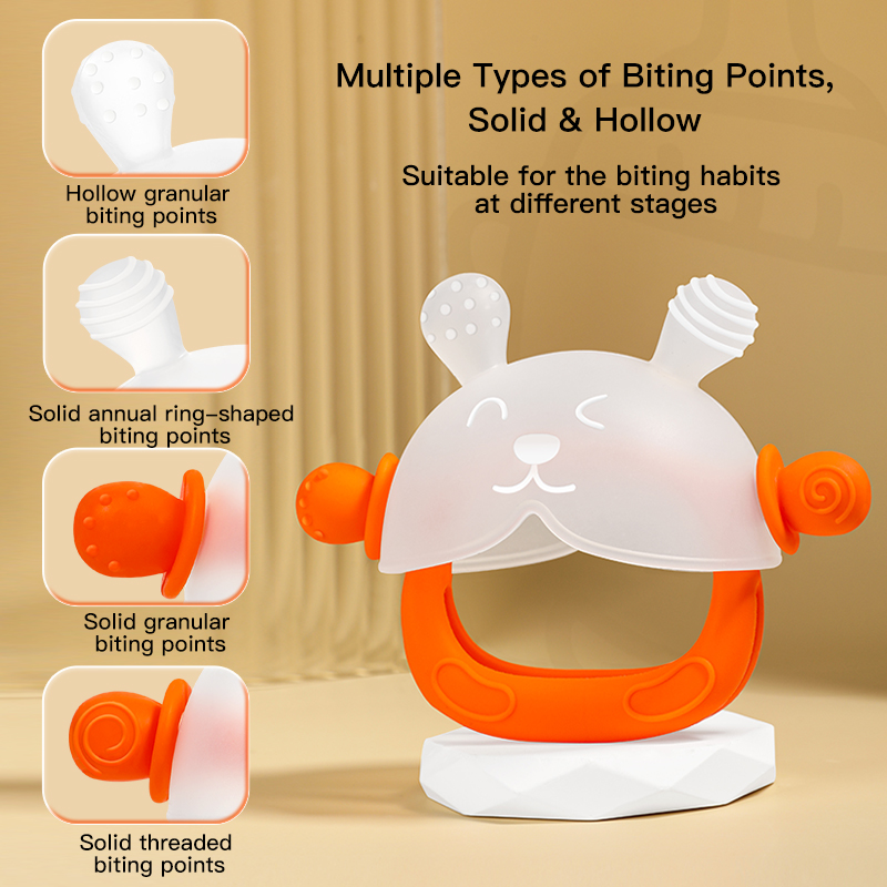 Симпатичный силиконовый кролика для детей