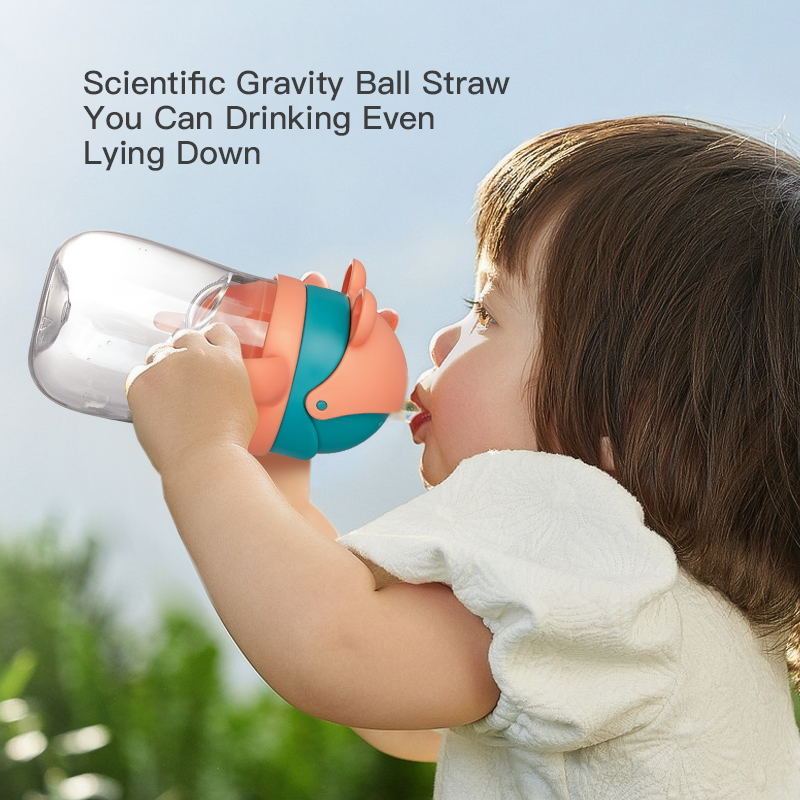 Безопасная утечка теплостойчивой чашки для детской тренировки Tritan