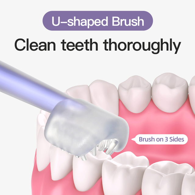 SAIDAH SD8376 Пищевой класс силиконовой зубной щетки детской детской щетки 