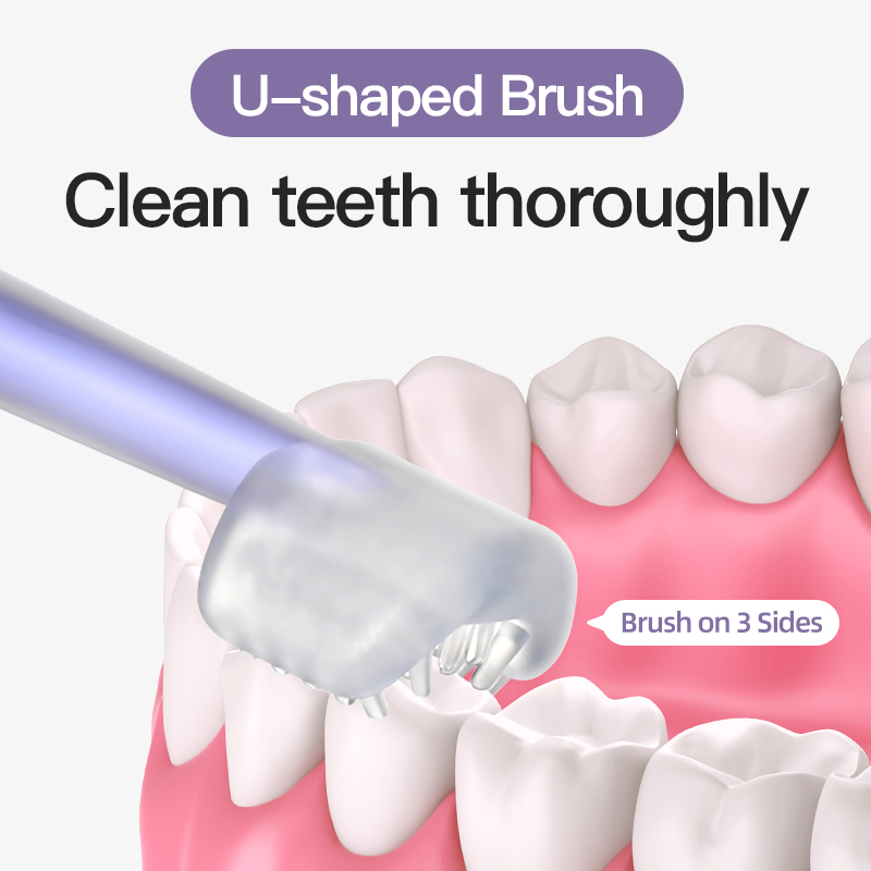 SAIDAH SD8376 Пищевой класс силиконовой зубной щетки детской детской щетки 