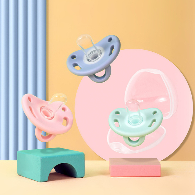 Легкий пищевой силиконовый младенец успокаивающее соски