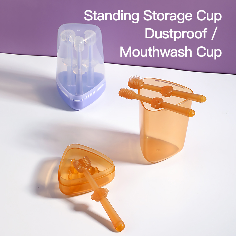 SAIDAH SD8376 Пищевой класс силиконовой зубной щетки детской детской щетки 